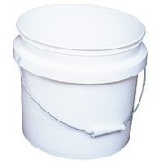 Encore Plastics ENCORE Plastics 201215 Paint Bucket, 3.5 gal Capacity, Plastic, White 201215
